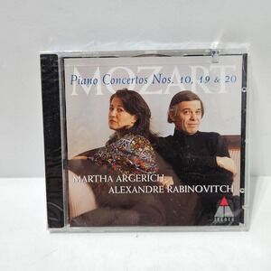 Mozart: Piano Concertos Nos. 10 19 & 20 Martha Argerich CD, 1999, Teldec Cut-out